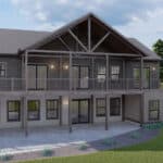 Lakespring Woodlands exterior back - New Construction